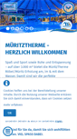 Mobile Screenshot of mueritztherme.com